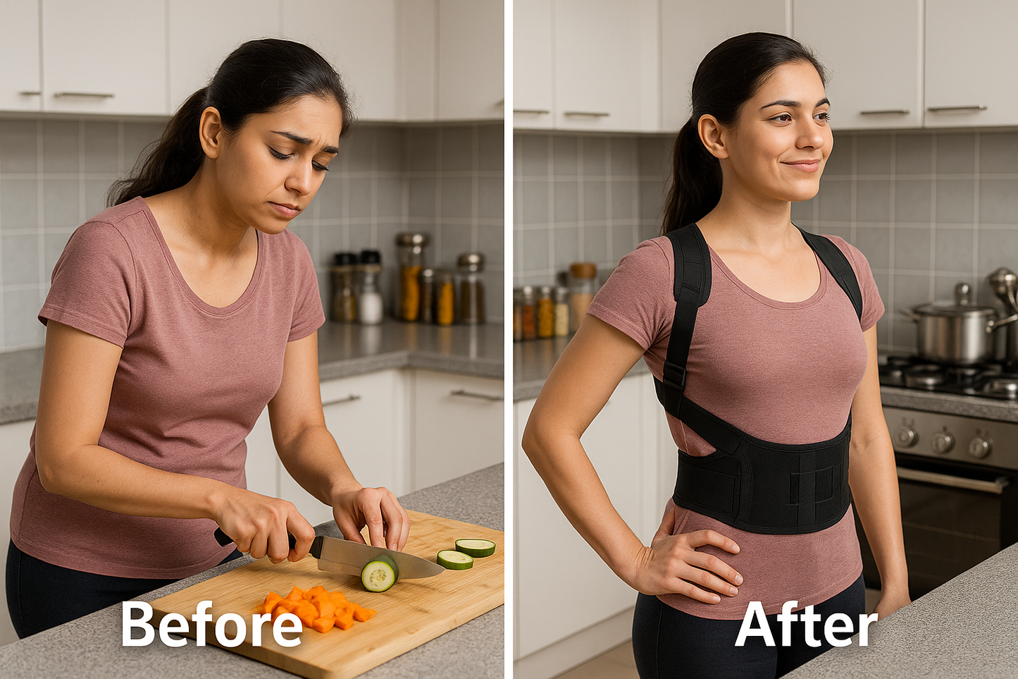 “Posture Corrector Belt for Back, Shoulder & Neck Pain Relief – Adjustable Support Brace for Straight Posture”