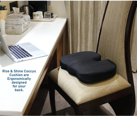 “Tailbone & Lower Back Pain Relief – Gel Infused Orthopaedic Seat Cushion”